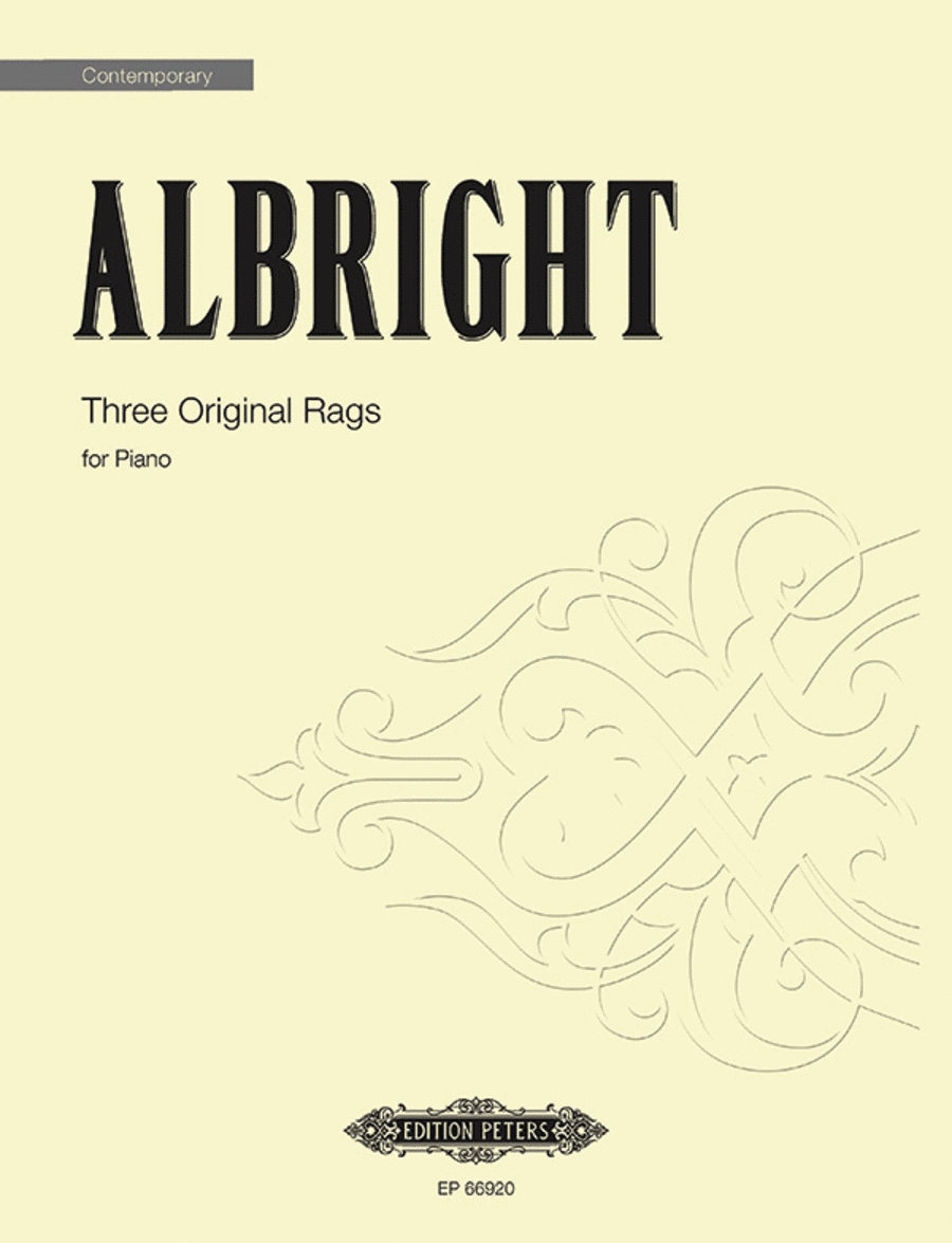 3 Original Rags for Piano Piano scores gallery preview page 1