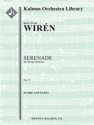 Book cover for Serenade, Op. 11