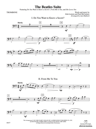 The Beatles Suite: 1st Trombone