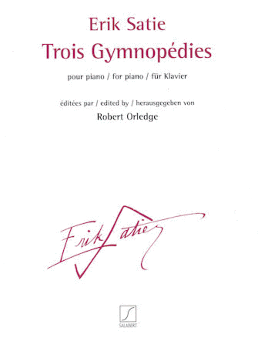 Trois Gymnopedies Piano Solo scores gallery preview page 1