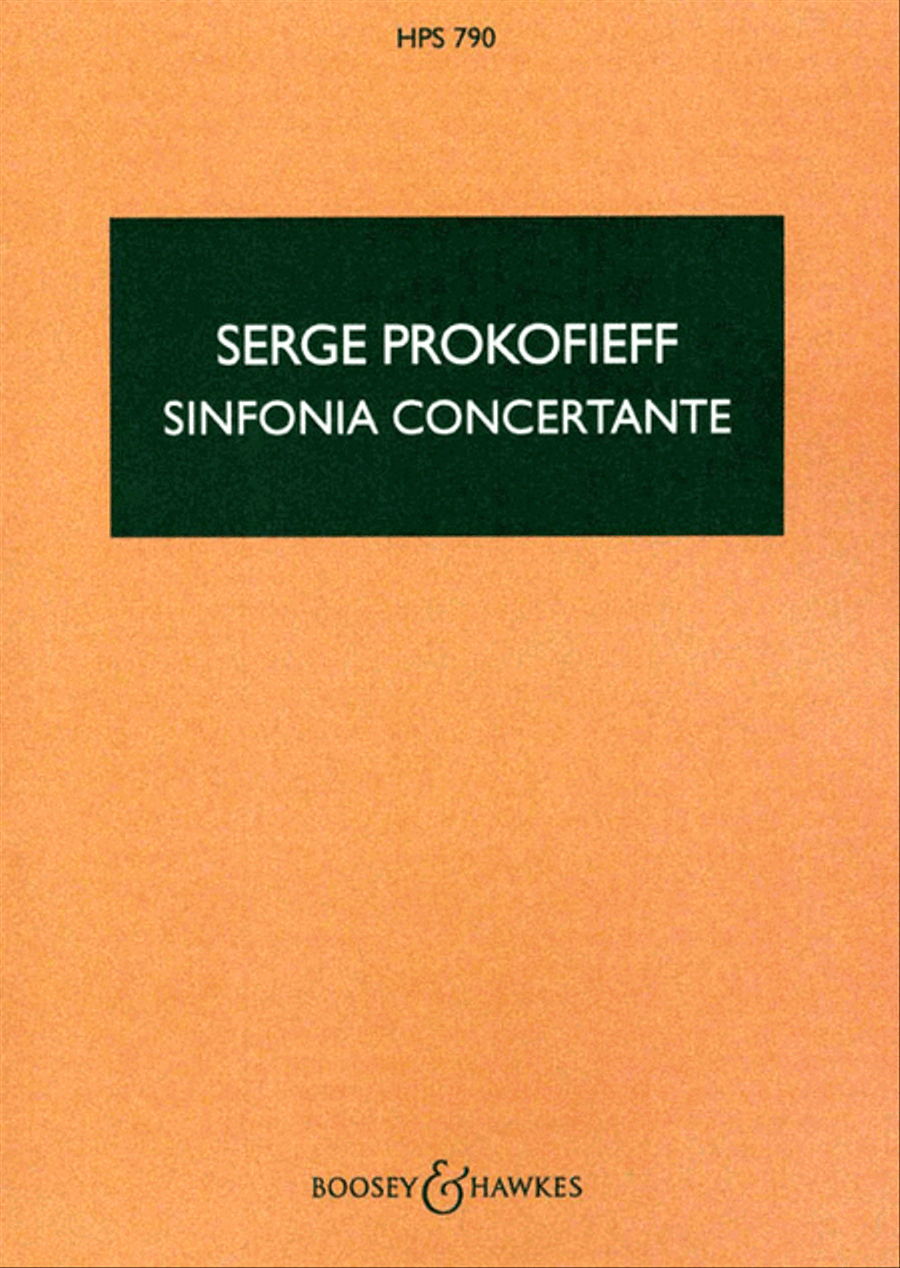 Sinfonia Concertante Op. 125 Study Score scores gallery preview page 1