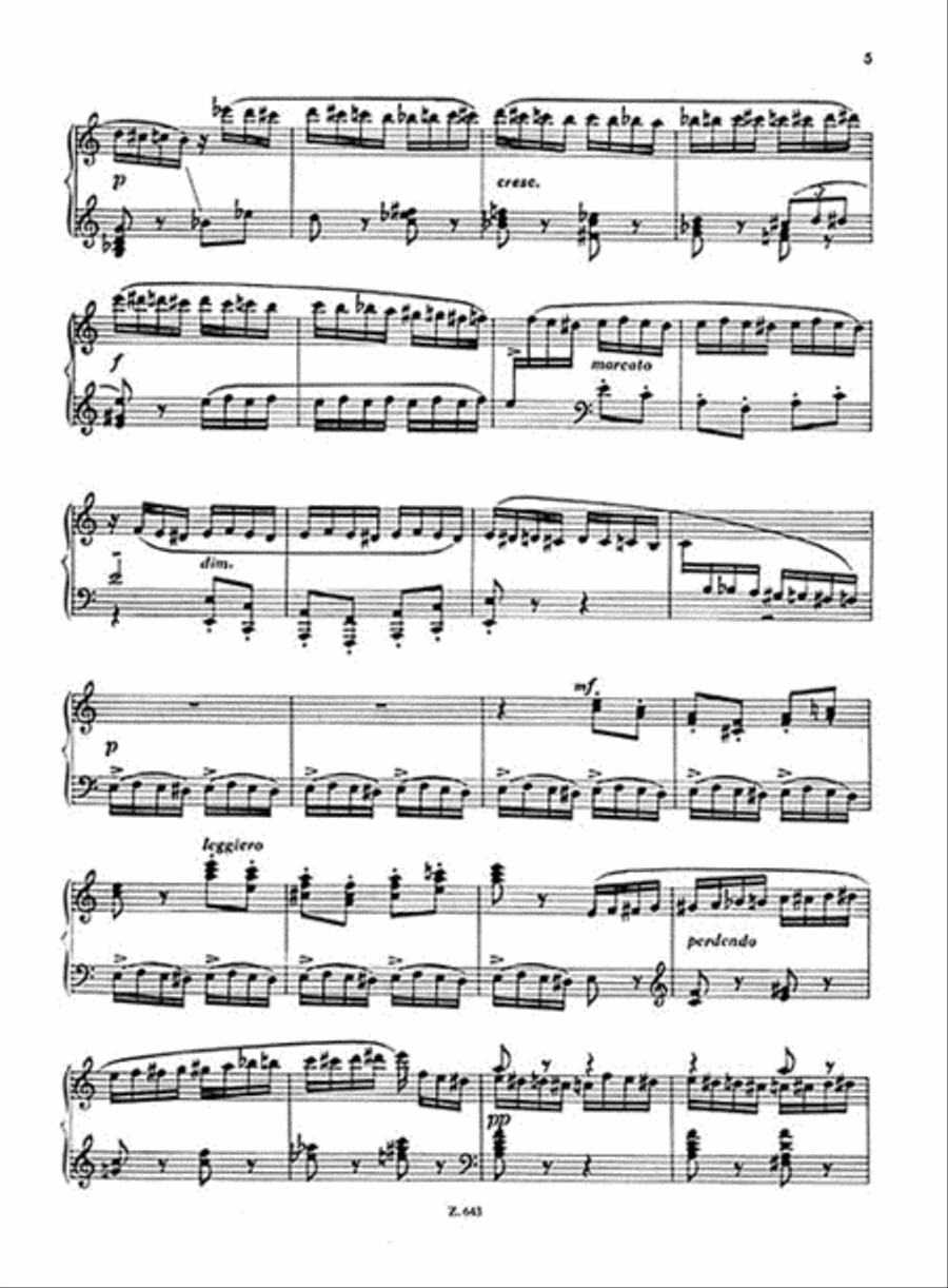 Flight of the Bumblebee Piano Solo scores gallery preview page 3
