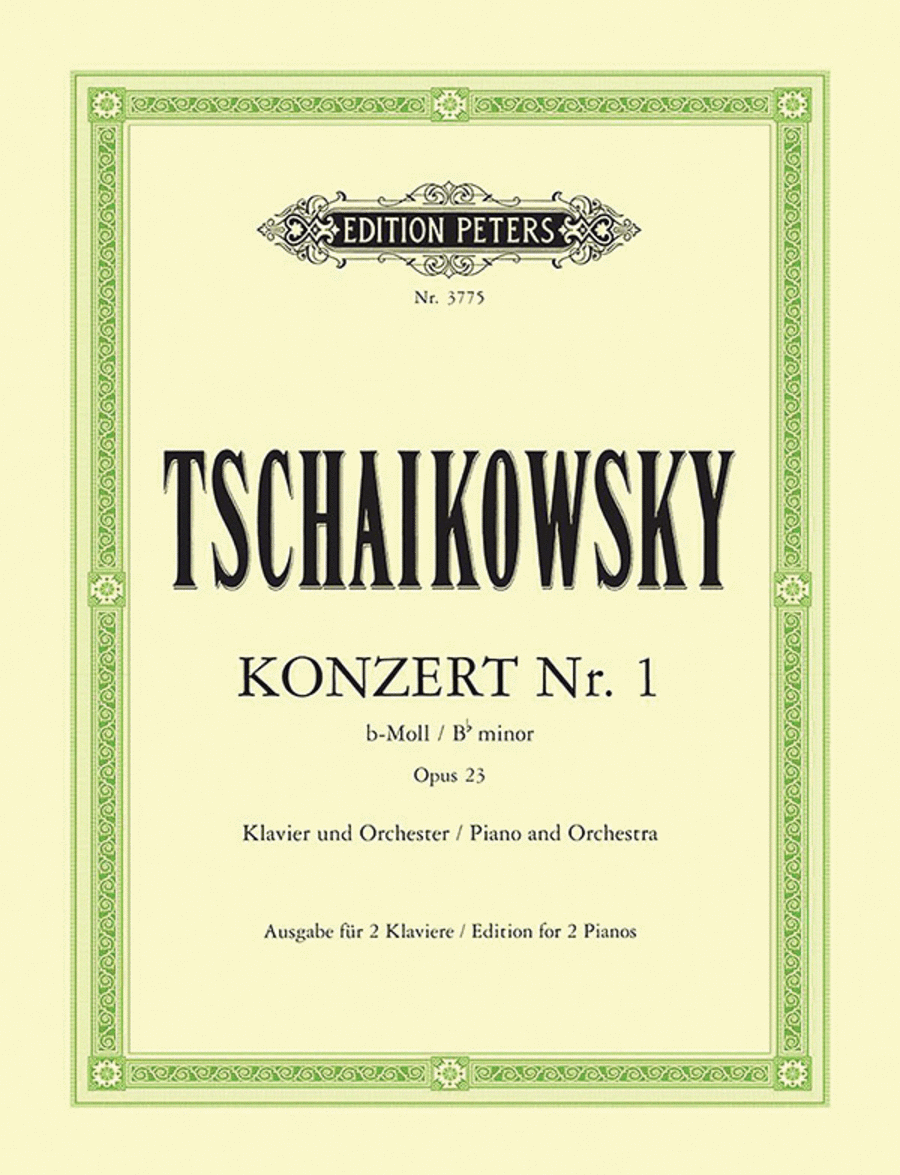 Piano Concerto No. 1 in B flat minor Op. 23 (Edition for 2 Pianos)