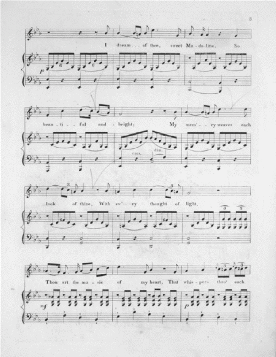 Six Songs. Madoline Voice scores gallery preview page 3