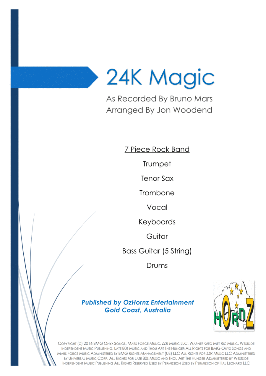 24K Magic Small Ensemble scores gallery preview page 1