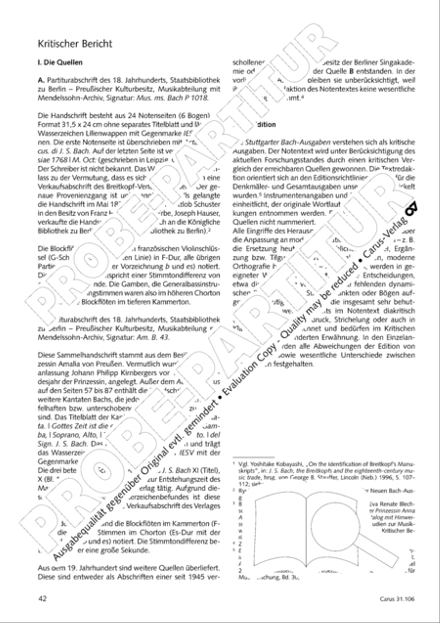 God's own time is the time appointed (Gottes Zeit ist die allerbeste Zeit) 4-Part scores gallery preview page 43