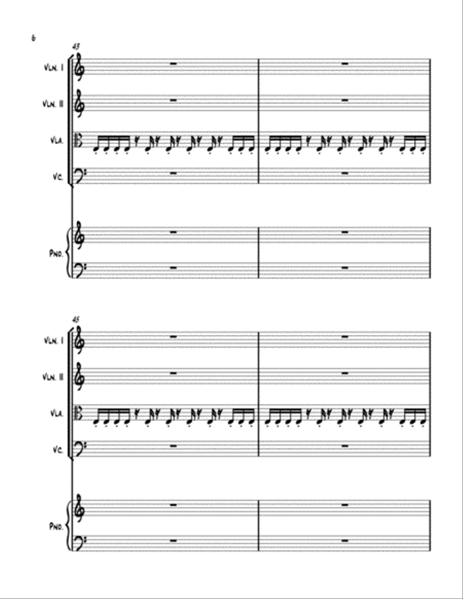 Remembrance Piano Quintet scores gallery preview page 6
