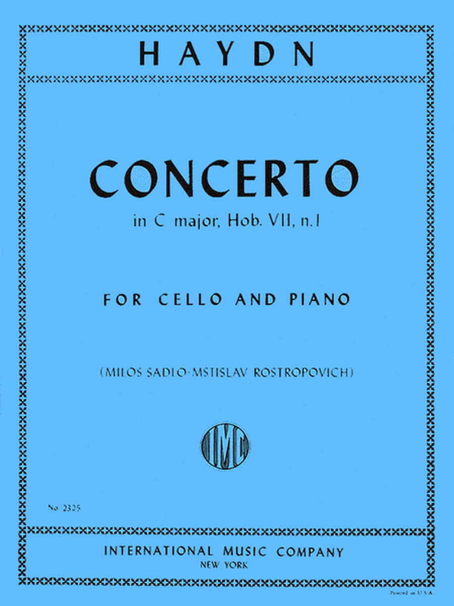 Concerto in C major, Hob. VIIb: No. 1