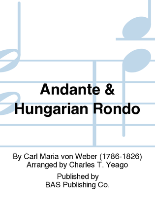 Book cover for Andante & Hungarian Rondo