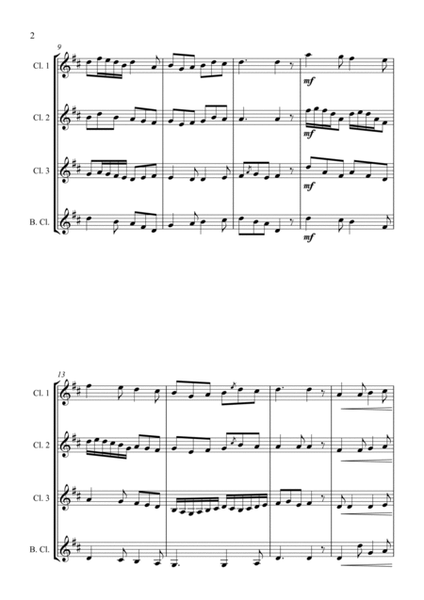 Good King Wenceslas - for Clarinet Quartet image number null