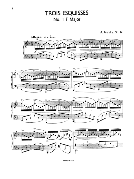 Trois Esquisses, Op. 24