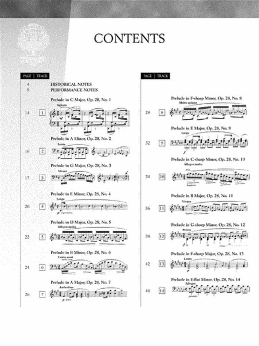 Chopin – Préludes image number null