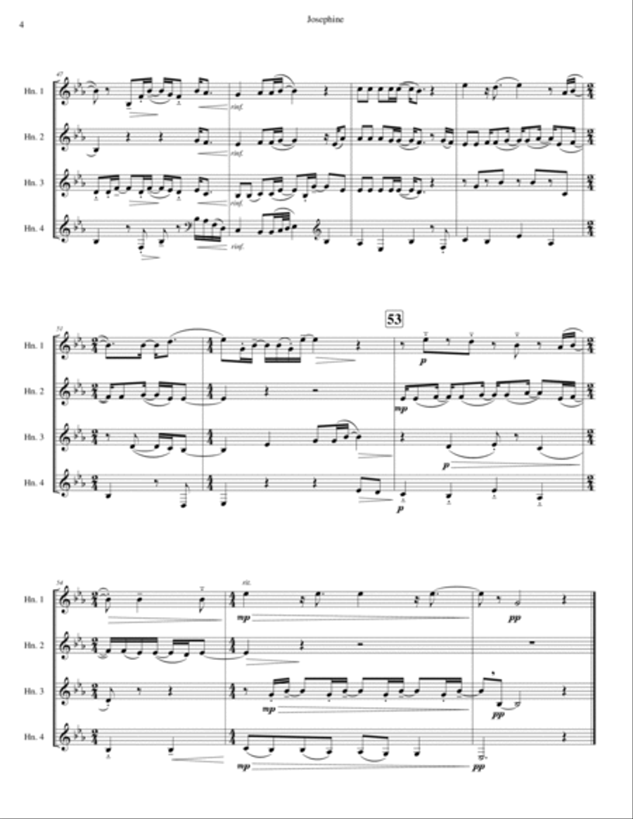 Josephine Chamber Music scores gallery preview page 4
