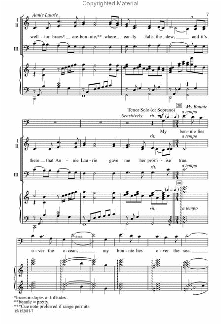 A Scottish Tribute 3-Part scores gallery preview page 6