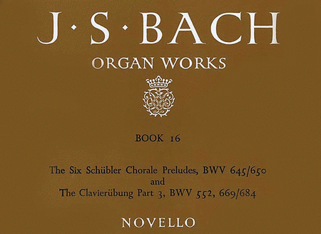 J.S. Bach: Organ Works Book 16