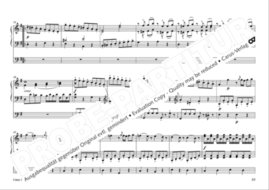17 Church sonatas Organ Solo scores gallery preview page 64