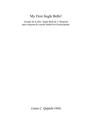 My First Jingle Bells! Easy, open strings and first finger. SCORE & PARTS