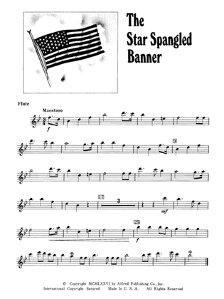 Book cover for The Star Spangled Banner: Flute