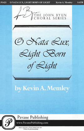 Book cover for O Nata Lux, Light Born of Light