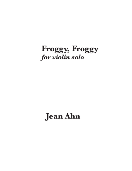 Froggy, Froggy for violin solo image number null
