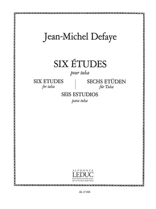 Book cover for 6 Etudes (tuba Solo)