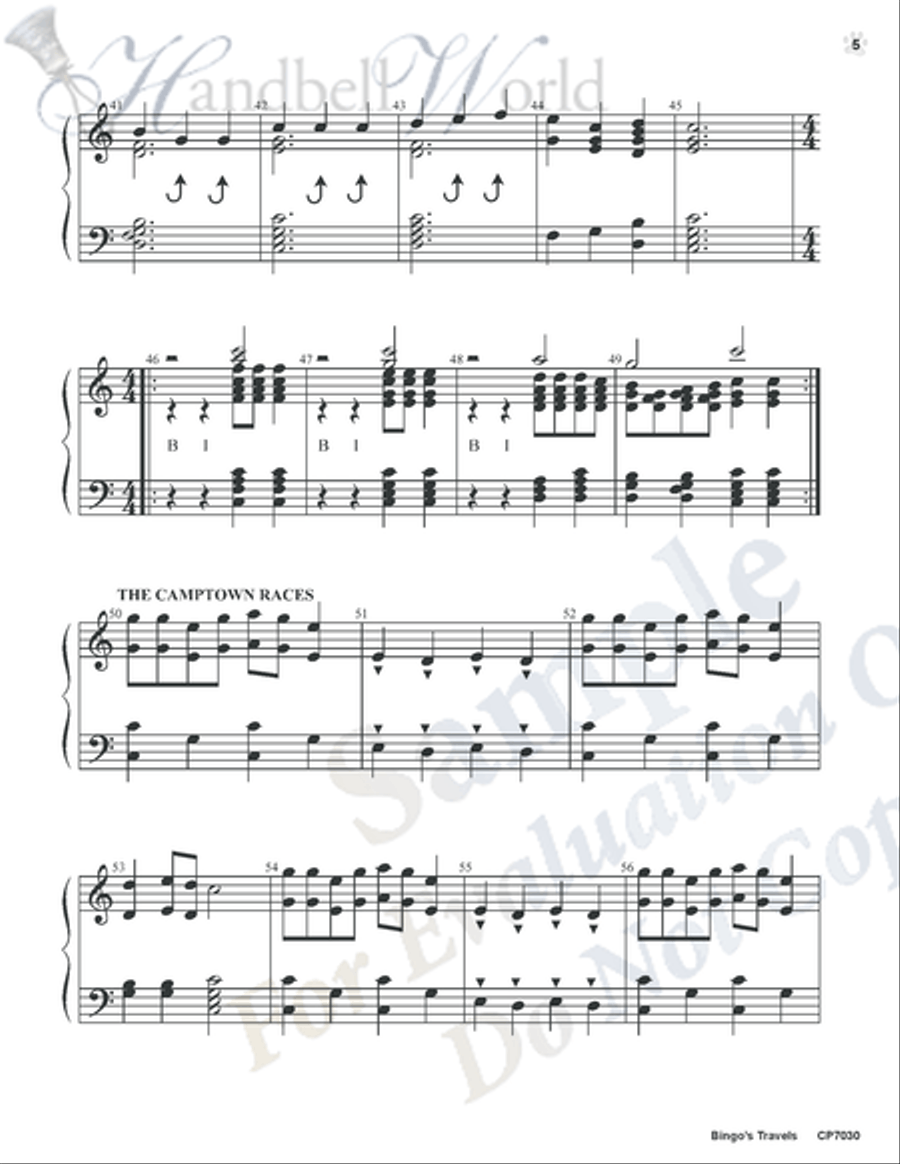Bingo's Travels Bingo's Travels 3-Octaves scores gallery preview page 4