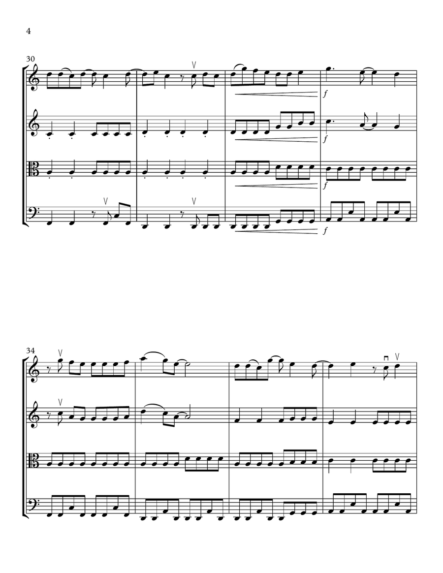 I Write Sins Not Tragedies String Quartet scores gallery preview page 4
