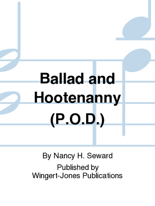 Ballad and Hootenanny - Full Score