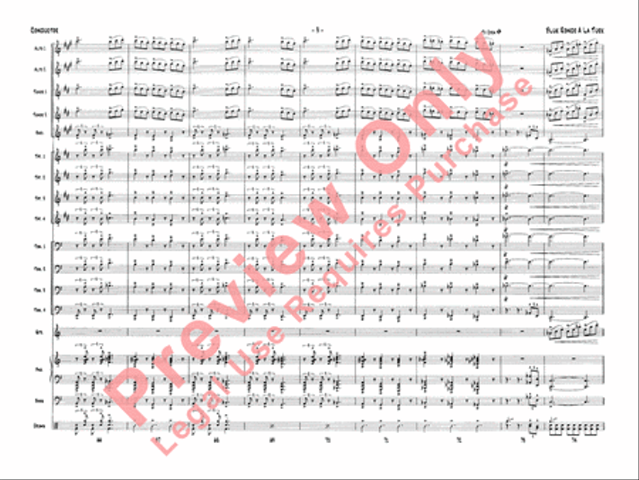 Blue Rondo a la Turk Jazz Ensemble scores gallery preview page 12