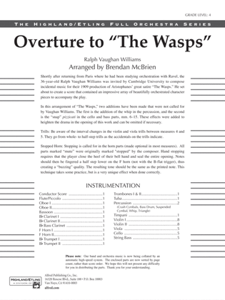 Overture to the Wasps: Score