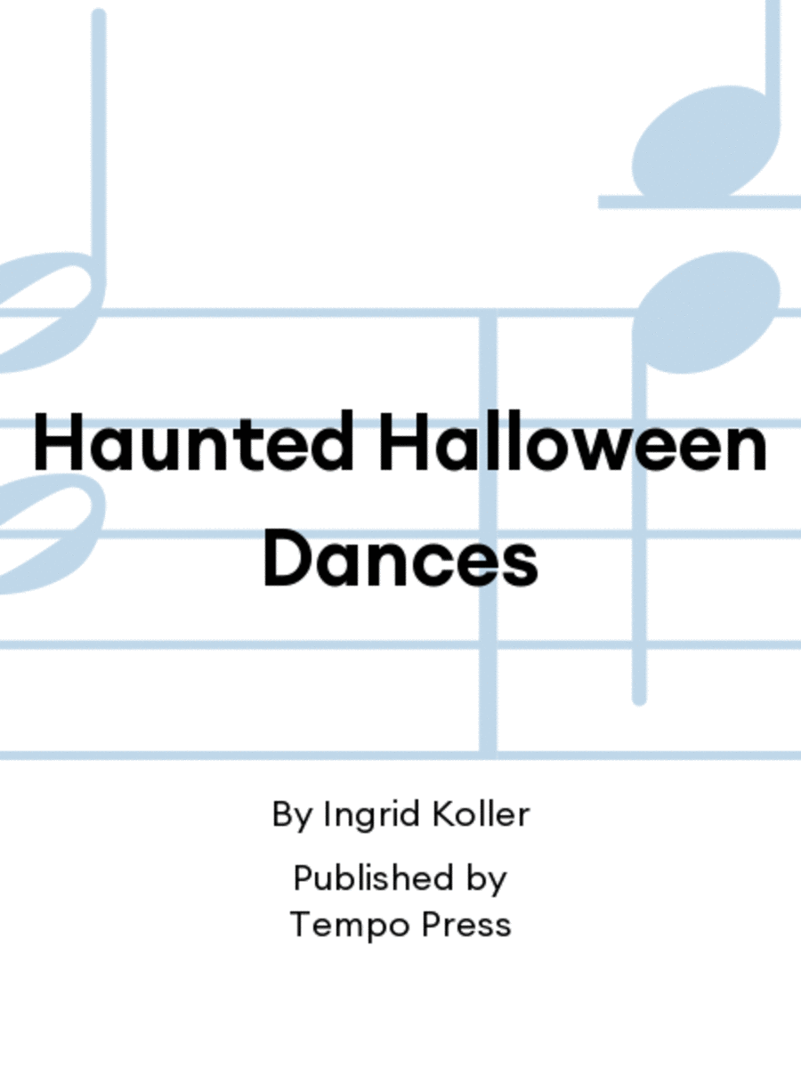 Haunted Halloween Dances Orchestra scores gallery preview page 1