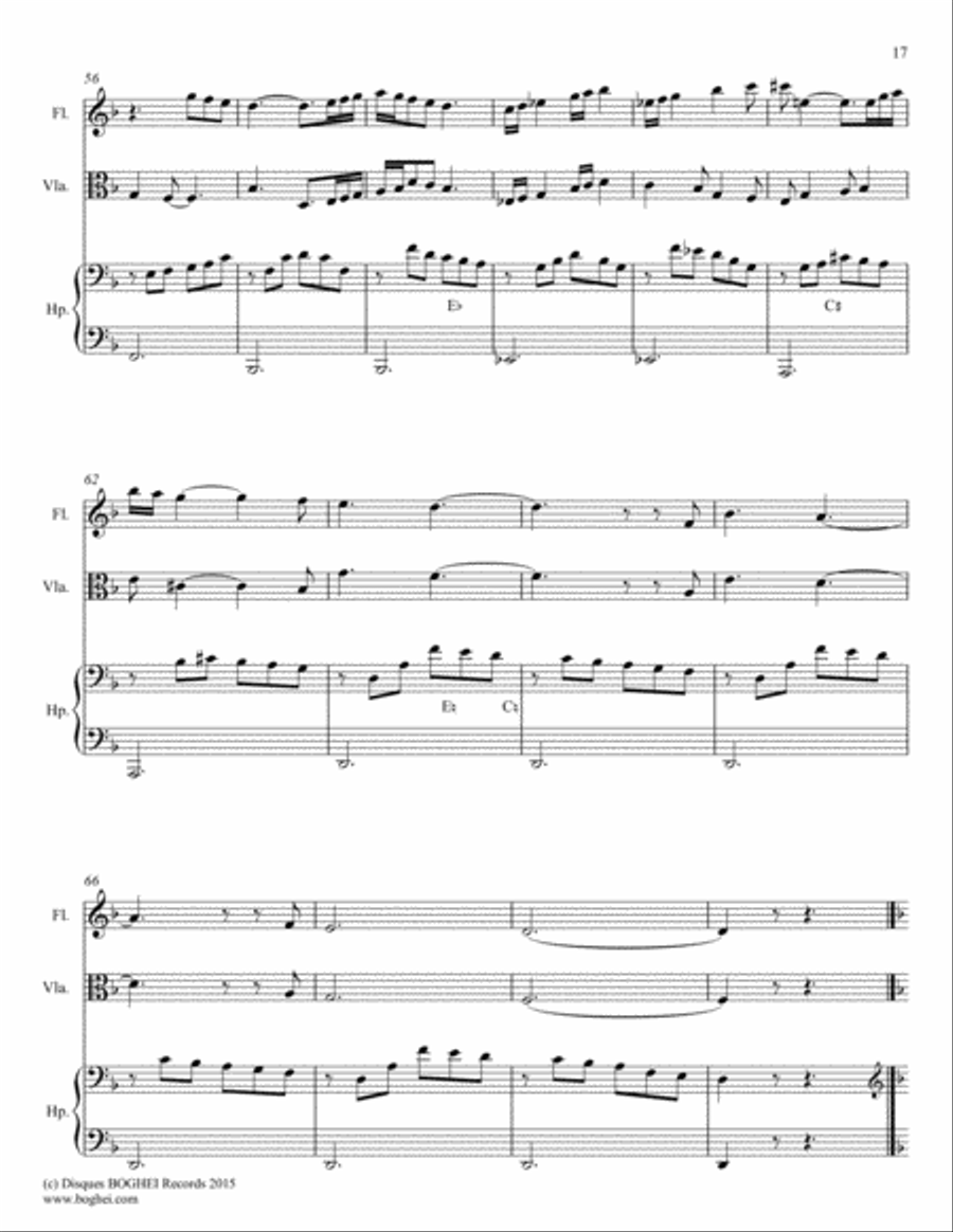 DISEUSE DE BONNE AVENTURE Small Ensemble scores gallery preview page 4