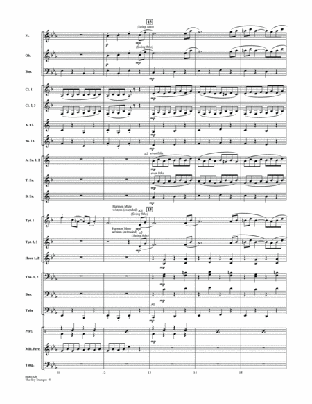 Toy Trumpet (Trumpet Solo & Section Feature) - Full Score