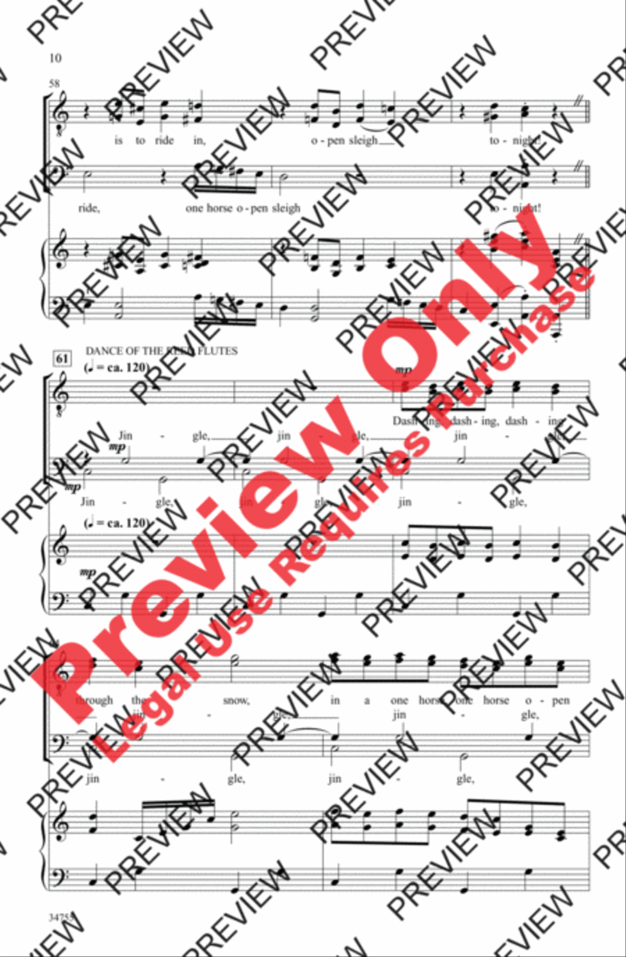 Nutcracker Jingles Nutcracker Jingles Men's Choir scores gallery preview page 22