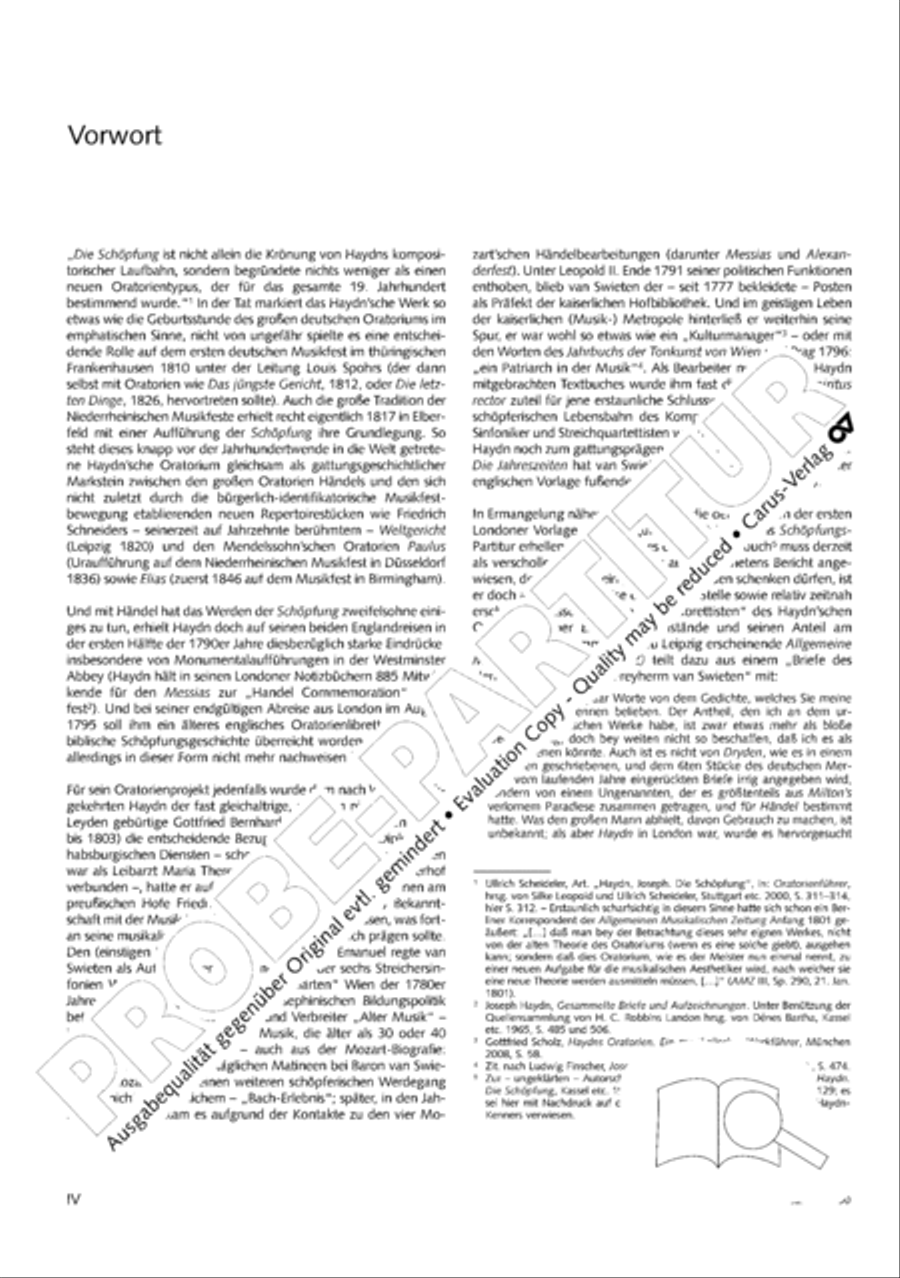 The Creation (Die Schopfung) 4-Part scores gallery preview page 6