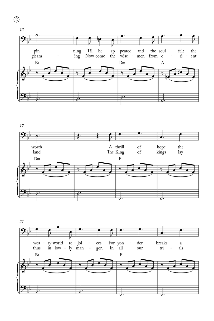 Oh Holy night Voice scores gallery preview page 2