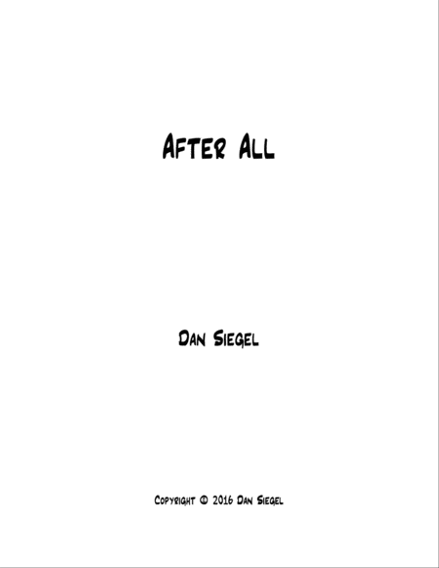 After All After All Easy Piano scores gallery preview page 1
