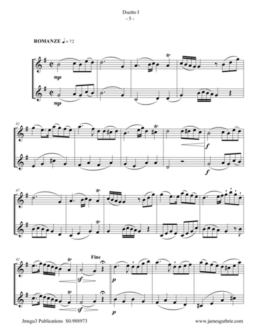 Stamitz: Duet Op. 27 No. 1 for Tenor Sax Duo image number null