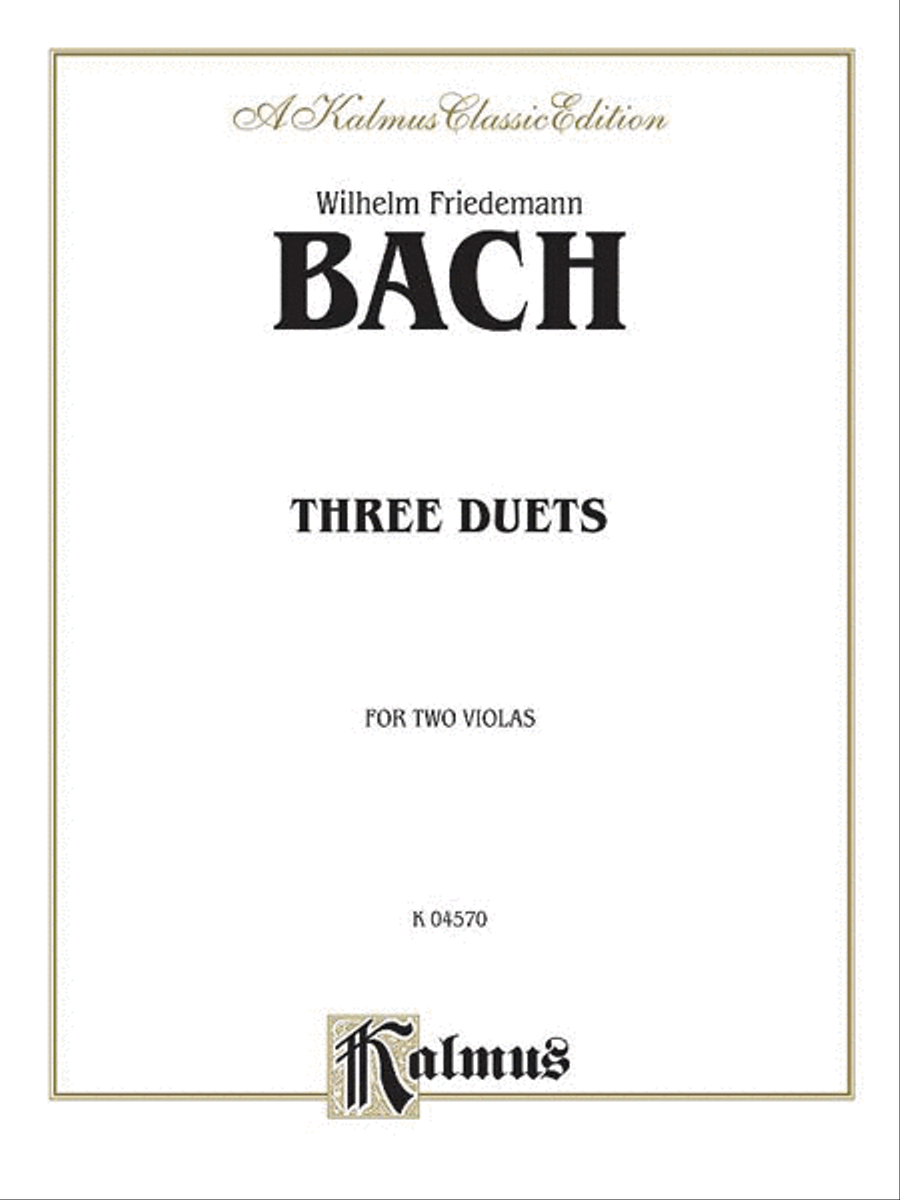 Three Duets for Two Violas String Duet scores gallery preview page 1