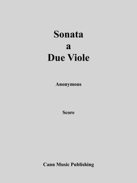 Duet for Two Violas