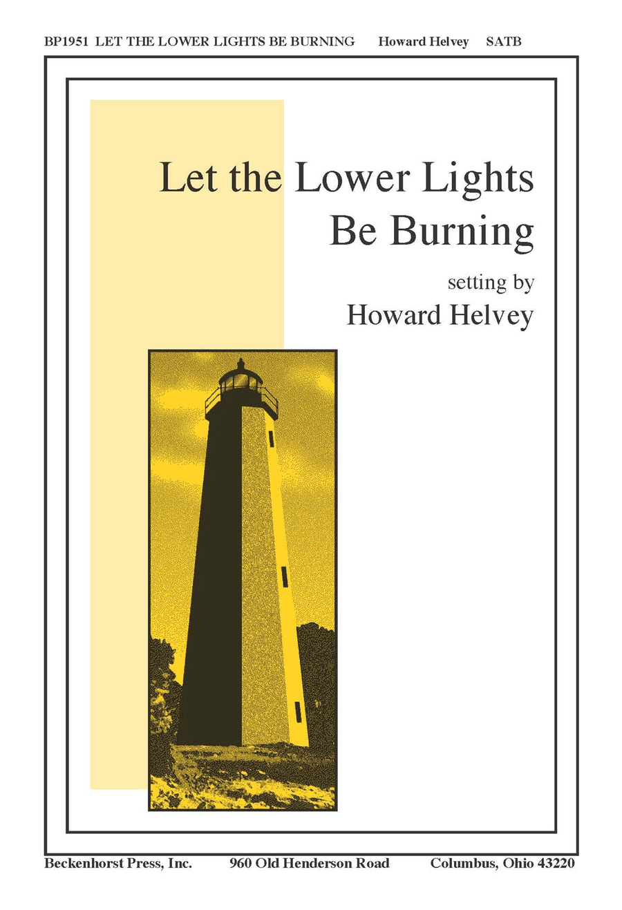 Let the Lower Lights Be Burning 4-Part scores gallery preview page 1