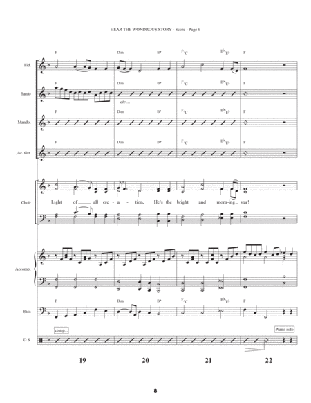 Rhapsody in Bluegrass - Full Score
