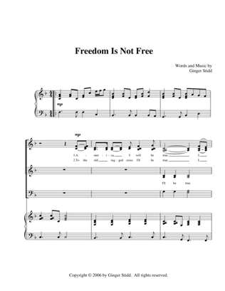 Freedom is Not Free