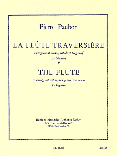 La Flute Traversiere Vol.1 (flute Solo)