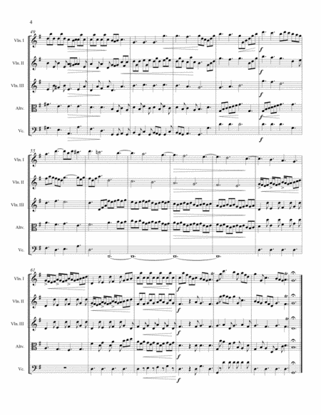 Wassenaer (1692 - 1766) - Concerto Armonico VI - Movement 4 / strings image number null