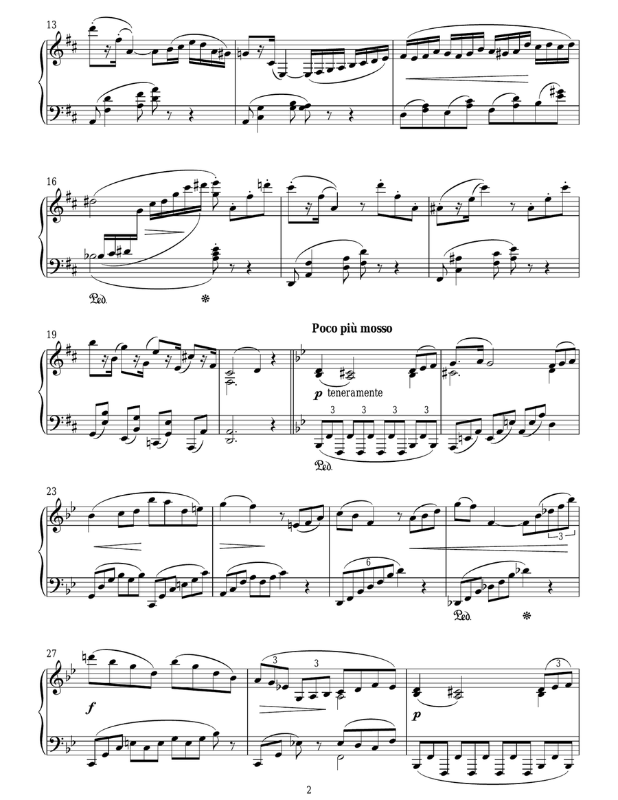 La Sauterelle Op. 49 No. 2 Piano Solo scores gallery preview page 2