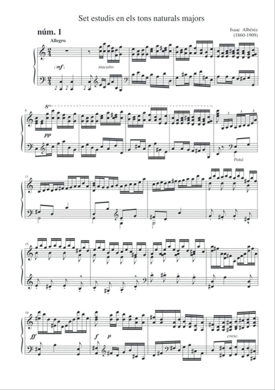 7 estudis 7 estudis Piano Solo scores gallery preview page 5