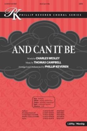 And Can It Be - Anthem Accompaniment CD