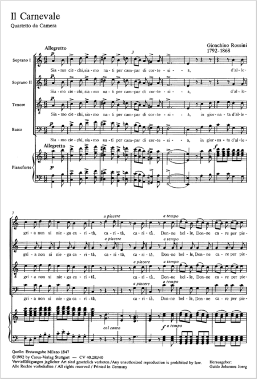 Il Carnevale Choir scores gallery preview page 2