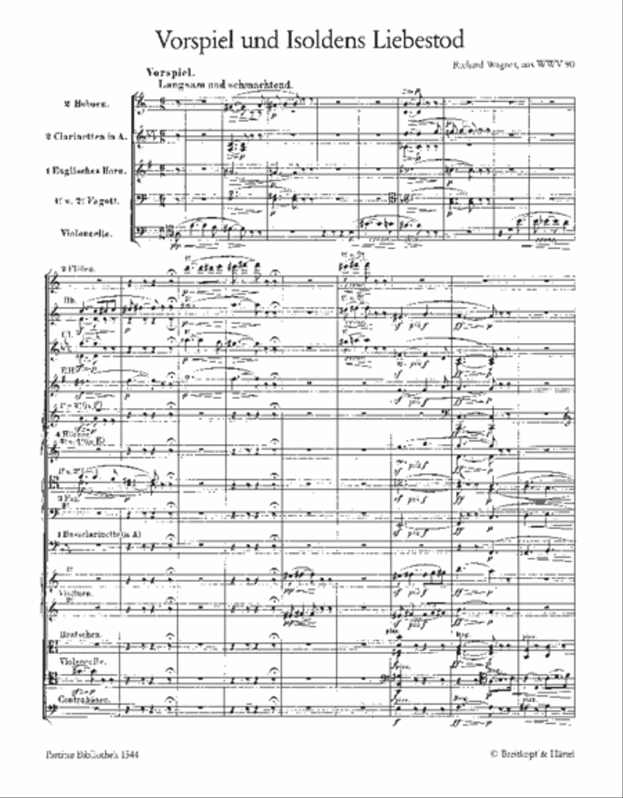 Tristan and Isolde WWV 90 Orchestra scores gallery preview page 2